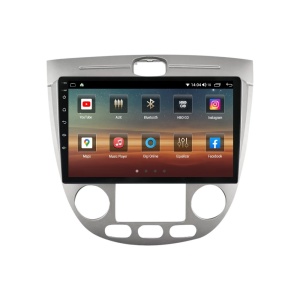 Navigatie dedicata cu Android Chevrolet Lacetti 2003 - 2010, clima automata, 6GB RAM, Radio GPS Dual Zone, Display HD QLED 9" Touchscreen, Internet Wi-Fi si slot SIM 4G, Bluetooth, MirrorLink, USB 100002486