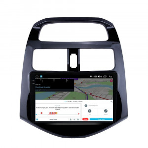 Navigatie dedicata cu Android Chevrolet Spark 2009 - 2015, 8GB RAM, Radio GPS Dual Zone, Display 2K QLED 9.5" Touchscreen, Internet Wi-Fi si slot SIM 4G, Bluetooth, MirrorLink, USB, Waze 112616