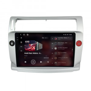 Navigatie dedicata cu Android Citroen C4 I 2004 - 2009, 12GB RAM, Radio GPS Dual Zone, Display 2K QLED 9.5" Touchscreen, Internet Wi-Fi si slot SIM 4G, Bluetooth, MirrorLink, USB, Waze 95576