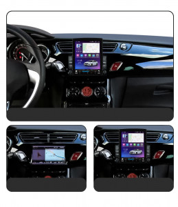 Navigatie dedicata cu Android Citroen DS3 2009 - 2018, negru, 8GB RAM, Radio GPS Dual Zone, Touchscreen IPS 9.7" HD tip Tesla, Internet Wi-Fi si slot SIM 4G, Bluetooth, MirrorLink, USB, Waze 100676