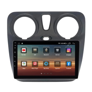 Navigatie dedicata cu Android Dacia Dokker dupa 2012, 4GB RAM, Radio GPS Dual Zone, Display HD QLED 9" Touchscreen, Internet Wi-Fi si slot SIM 4G, Bluetooth, MirrorLink, USB 100254156