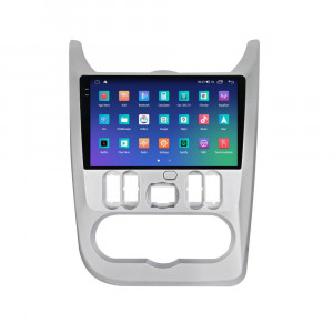 Navigatie dedicata cu Android Dacia Logan I 2008 - 2013, 8GB RAM, Radio GPS Dual Zone, Display 2K QLED 9.5" Touchscreen, Internet Wi-Fi si slot SIM 4G, Bluetooth, MirrorLink, USB, Waze 110096