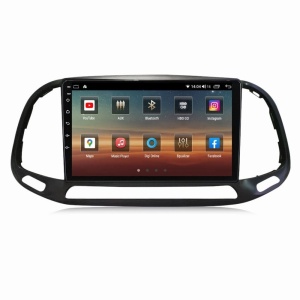 Navigatie dedicata cu Android Fiat Doblo dupa 2015, 4GB RAM, Radio GPS Dual Zone, Display HD QLED 9" Touchscreen, Internet Wi-Fi si slot SIM 4G, Bluetooth, MirrorLink, USB 100251666