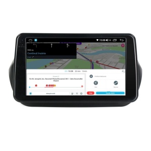 Navigatie dedicata cu Android Fiat Fiorino 2007 - 2021, 4GB RAM, Radio GPS Dual Zone, Display HD QLED 9" Touchscreen, Internet Wi-Fi si slot SIM 4G, Bluetooth, MirrorLink, USB 100292946