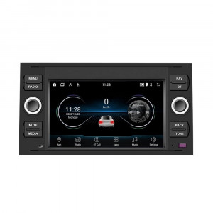 Navigatie dedicata cu Android Ford Fiesta V 2005 - 2008, negru, 2GB RAM, Radio GPS Dual Zone, Display HD IPS 7" Touchscreen, Internet Wi-Fi, Bluetooth, MirrorLink, USB, Waze 101306