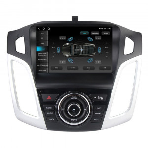 Navigatie dedicata cu Android Ford Focus III 2011 - 2018, 12GB RAM, Radio GPS Dual Zone, Display 2K QLED 9.5" Touchscreen, Internet Wi-Fi si slot SIM 4G, Bluetooth, MirrorLink, USB, Waze 97746