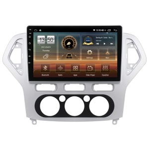 Navigatie dedicata cu Android Ford Mondeo IV 2007 - 2011, clima manuala, 2GB RAM, Radio GPS Dual Zone, Display HD QLED 10" Touchscreen, Internet Wi-Fi si slot SIM 4G, Bluetooth, MirrorLink, USB 100255236