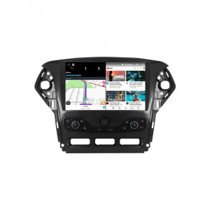 Navigatie dedicata cu Android Ford Mondeo IV 2011 - 2014 cu navigatie originala, 12GB RAM, Radio GPS Dual Zone, Display 2K QLED 9.5" Touchscreen, Internet Wi-Fi si slot SIM 4G, Bluetooth, MirrorLink, USB, Waze 99746