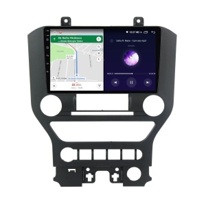 Navigatie dedicata cu Android Ford Mustang 2014 - 2021 cu navigatie originala, 2GB RAM, Radio GPS Dual Zone, Display HD QLED 9" Touchscreen, Internet Wi-Fi si slot SIM 4G, Bluetooth, MirrorLink, USB 100273986