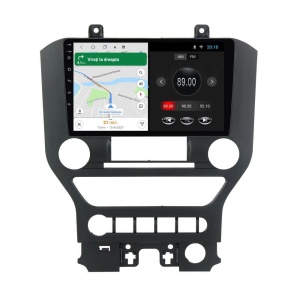 Navigatie dedicata cu Android Ford Mustang 2014 - 2021 cu navigatie originala, 1GB RAM, Radio GPS Dual Zone, Display HD IPS 9" Touchscreen, Internet Wi-Fi, Bluetooth, MirrorLink, USB 100519086