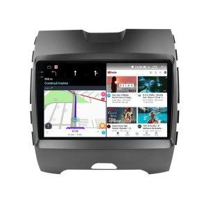 Navigatie dedicata cu Android Ford S-Max 2015 - 2023, 4GB RAM, Radio GPS Dual Zone, Display 2K QLED 9.5" Touchscreen, Internet Wi-Fi si slot SIM 4G, Bluetooth, MirrorLink, USB 100000166