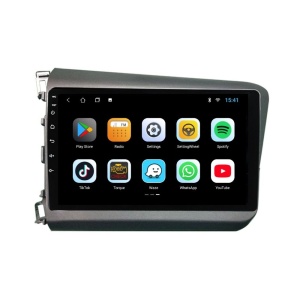 Navigatie dedicata cu Android Honda Civic IX Sedan 2011 - 2015, 4GB RAM, Radio GPS Dual Zone, Display HD IPS 9" Touchscreen, Internet Wi-Fi, Bluetooth, MirrorLink, USB - Img 4