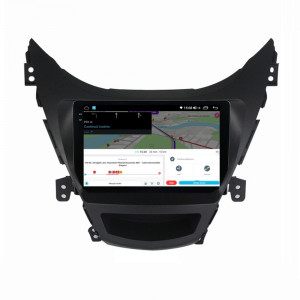 Navigatie dedicata cu Android Hyundai Elantra V 2010 - 2014, 8GB RAM, Radio GPS Dual Zone, Display 2K QLED 9.5" Touchscreen, Internet Wi-Fi si slot SIM 4G, Bluetooth, MirrorLink, USB, Waze 112756