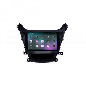 Navigatie dedicata cu Android Hyundai Elantra V 2014 - 2016, 12GB RAM, Radio GPS Dual Zone, Display 2K QLED 9.5" Touchscreen, Internet Wi-Fi si slot SIM 4G, Bluetooth, MirrorLink, USB, Waze 96706