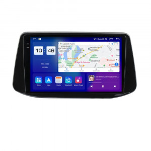 Navigatie dedicata cu Android Hyundai i30 dupa 2017, 4GB RAM, Radio GPS Dual Zone, Display 2K QLED 9.5" Touchscreen, Internet Wi-Fi si slot SIM 4G, Bluetooth, MirrorLink, USB, Waze 104476