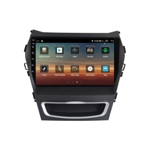 Navigatie dedicata cu Android Hyundai Santa Fe III / Grand Santa Fe 2012 - 2018, 4GB RAM, Radio GPS Dual Zone, Display HD QLED 9" Touchscreen, Internet Wi-Fi si slot SIM 4G, Bluetooth, MirrorLink, USB 100250526