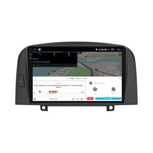 Navigatie dedicata cu Android Hyundai Sonata V 2004 - 2009, 4GB RAM, Radio GPS Dual Zone, Display 2K QLED 9.5" Touchscreen, Internet Wi-Fi si slot SIM 4G, Bluetooth, MirrorLink, USB 100007366