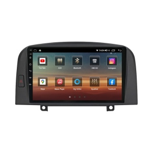 Navigatie dedicata cu Android Hyundai Sonata V 2004 - 2009, 4GB RAM, Radio GPS Dual Zone, Display HD QLED 9" Touchscreen, Internet Wi-Fi si slot SIM 4G, Bluetooth, MirrorLink, USB 100265226