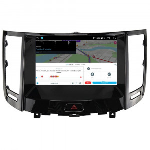Navigatie dedicata cu Android Infiniti FX35 2008 - 2012, 4GB RAM, Radio GPS Dual Zone, Display 2K QLED 9.5" Touchscreen, Internet Wi-Fi si slot SIM 4G, Bluetooth, MirrorLink, USB, Waze 112226