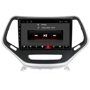 Navigatie dedicata cu Android Jeep Cherokee V 2014 - 2019, 2GB RAM, Radio GPS Dual Zone, Display HD IPS 10" Touchscreen, Internet Wi-Fi, Bluetooth, MirrorLink, USB 100496676