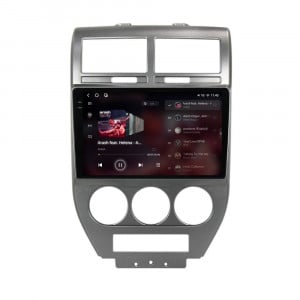 Navigatie dedicata cu Android Jeep Compass I 2006 - 2010, 12GB RAM, Radio GPS Dual Zone, Display 2K QLED 10.36" Touchscreen, Internet Wi-Fi si slot SIM 4G, Bluetooth, MirrorLink, USB, Waze 96146