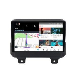 Navigatie dedicata cu Android Jeep Gladiator dupa 2019, 4GB RAM, Radio GPS Dual Zone, Display 2K QLED 9.5" Touchscreen, Internet Wi-Fi si slot SIM 4G, Bluetooth, MirrorLink, USB 100011946