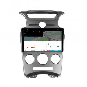 Navigatie dedicata cu Android KIA Carens III 2006 - 2013, clima manuala, 8GB RAM, Radio GPS Dual Zone, Display 2K QLED 9.5" Touchscreen, Internet Wi-Fi si slot SIM 4G, Bluetooth, MirrorLink, USB, Waze 112766