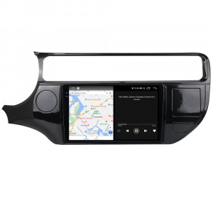 Navigatie dedicata cu Android Kia Rio III 2014 - 2017, 8GB RAM, Radio GPS Dual Zone, Display 2K QLED 9.5" Touchscreen, Internet Wi-Fi si slot SIM 4G, Bluetooth, MirrorLink, USB, Waze 107986