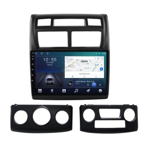 Navigatie dedicata cu Android KIA Sportage 2004 - 2010, 2GB RAM, Radio GPS Dual Zone, Display HD QLED 9" Touchscreen, Internet Wi-Fi si slot SIM 4G, Bluetooth, MirrorLink, USB