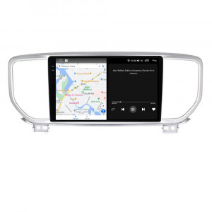 Navigatie dedicata cu Android Kia Sportage 2018 - 2021, 4GB RAM, Radio GPS Dual Zone, Display 2K QLED 9.5" Touchscreen, Internet Wi-Fi si slot SIM 4G, Bluetooth, MirrorLink, USB, Waze 105066