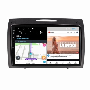 Navigatie dedicata cu Android Mercedes SLK R171 2004 - 2011, 1GB RAM, Radio GPS Dual Zone, Display HD IPS 9" Touchscreen, Internet Wi-Fi, Bluetooth, MirrorLink, USB 100520976