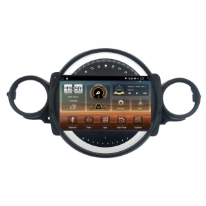 Navigatie dedicata cu Android Mini Cooper / One (R56, R57, R58, R59) 2006 - 2015, 2GB RAM, Radio GPS Dual Zone, Display HD QLED 9" Touchscreen, Internet Wi-Fi si slot SIM 4G, Bluetooth, MirrorLink, USB 100262796
