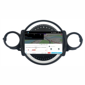 Navigatie dedicata cu Android Mini Cooper / One (R56, R57, R58, R59) 2006 - 2015, 2GB RAM, Radio GPS Dual Zone, Display HD QLED 9" Touchscreen, Internet Wi-Fi si slot SIM 4G, Bluetooth, MirrorLink, USB 100290546