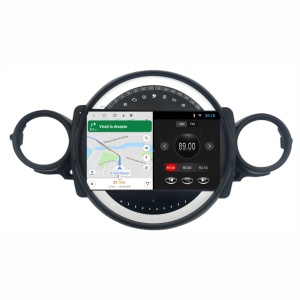 Navigatie dedicata cu Android Mini Cooper / One (R56, R57, R58, R59) 2006 - 2015, 1GB RAM, Radio GPS Dual Zone, Display HD IPS 9" Touchscreen, Internet Wi-Fi, Bluetooth, MirrorLink, USB 100523166