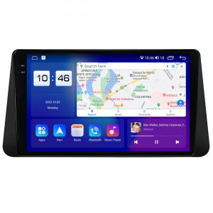 Navigatie dedicata cu Android Nissan Micra V dupa 2017, 4GB RAM, Radio GPS Dual Zone, Display 2K QLED 9.5" Touchscreen, Internet Wi-Fi si slot SIM 4G, Bluetooth, MirrorLink, USB, Waze 105776