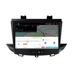 Navigatie dedicata cu Android Opel Grandland X 2017 - 2021, 4GB RAM, Radio GPS Dual Zone, Display 2K QLED 9.5" Touchscreen, Internet Wi-Fi si slot SIM 4G, Bluetooth, MirrorLink, USB 100011636