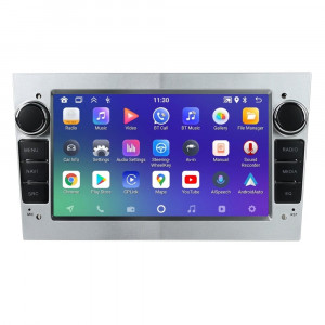Navigatie dedicata cu Android Opel Zafira B 2005 - 2014, gri deschis, 2GB RAM, Radio GPS Dual Zone, Display HD IPS 7" Touchscreen, Internet Wi-Fi, Bluetooth, MirrorLink, USB, Waze 101266