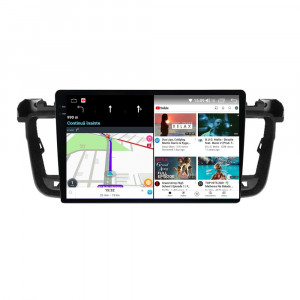 Navigatie dedicata cu Android Peugeot 508 I 2010 - 2018, 8GB RAM, Radio GPS Dual Zone, Display 2K QLED 9.5" Touchscreen, Internet Wi-Fi si slot SIM 4G, Bluetooth, MirrorLink, USB, Waze 110346