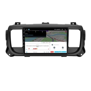 Navigatie dedicata cu Android Peugeot Expert dupa 2016, 4GB RAM, Radio GPS Dual Zone, Display HD QLED 9" Touchscreen, Internet Wi-Fi si slot SIM 4G, Bluetooth, MirrorLink, USB 100292916