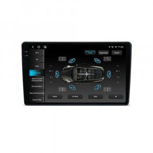 Navigatie dedicata cu Android Peugeot Partner 2008 - 2018, 12GB RAM, Radio GPS Dual Zone, Display 2K QLED 9.5" Touchscreen, Internet Wi-Fi si slot SIM 4G, Bluetooth, MirrorLink, USB, Waze 98456