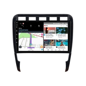 Navigatie dedicata cu Android Porsche Cayenne 2002 - 2010, 2GB RAM, Radio GPS Dual Zone, Display HD QLED 9" Touchscreen, Internet Wi-Fi si slot SIM 4G, Bluetooth, MirrorLink, USB 100271376