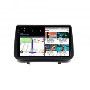 Navigatie dedicata cu Android Renault Clio III 2005 - 2012, 12GB RAM, Radio GPS Dual Zone, Display 2K QLED 9.5" Touchscreen, Internet Wi-Fi si slot SIM 4G, Bluetooth, MirrorLink, USB, Waze 99676