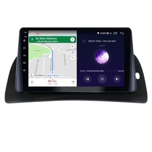 Navigatie dedicata cu Android Renault Kangoo II 2008 - 2021, 2GB RAM, Radio GPS Dual Zone, Display HD QLED 9" Touchscreen, Internet Wi-Fi si slot SIM 4G, Bluetooth, MirrorLink, USB 100273356
