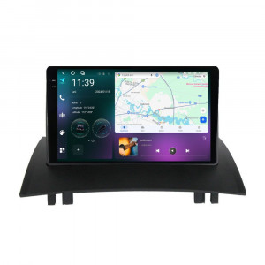 Navigatie dedicata cu Android Renault Megane II 2001 - 2009, 12GB RAM, Radio GPS Dual Zone, Display 2K QLED 9.5" Touchscreen, Internet Wi-Fi si slot SIM 4G, Bluetooth, MirrorLink, USB