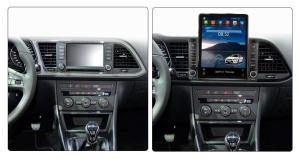 Navigatie dedicata cu Android Seat Leon 5F 2013 - 2020, 2GB RAM, Radio GPS Dual Zone, Touchscreen IPS 9.7" HD tip Tesla, Internet Wi-Fi, Bluetooth, MirrorLink, USB 100486956