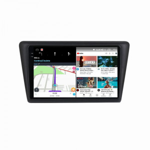 Navigatie dedicata cu Android Seat Toledo IV 2012 - 2019, 12GB RAM, Radio GPS Dual Zone, Display 2K QLED 9.5" Touchscreen, Internet Wi-Fi si slot SIM 4G, Bluetooth, MirrorLink, USB, Waze 99576