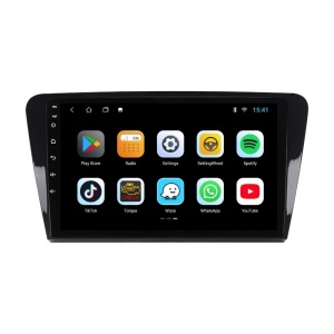 Navigatie dedicata cu Android Skoda Octavia III 2013 - 2020, 2GB RAM, Radio GPS Dual Zone, Display HD QLED 10" Touchscreen, Internet Wi-Fi si slot SIM 4G, Bluetooth, MirrorLink, USB 100271526