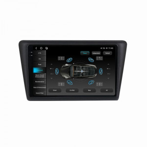 Navigatie dedicata cu Android Skoda Rapid 2011 - 2019, 12GB RAM, Radio GPS Dual Zone, Display 2K QLED 9.5" Touchscreen, Internet Wi-Fi si slot SIM 4G, Bluetooth, MirrorLink, USB, Waze 98336