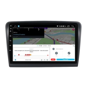 Navigatie dedicata cu Android Skoda Superb II 2008 - 2015, 2GB RAM, Radio GPS Dual Zone, Display HD QLED 10" Touchscreen, Internet Wi-Fi si slot SIM 4G, Bluetooth, MirrorLink, USB 100291026