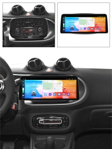 Navigatie dedicata cu Android Smart Forfour dupa 2014, 4GB RAM, Radio GPS Dual Zone, Display QLED 12.3" Touchscreen, Internet Wi-Fi si slot SIM 4G, Bluetooth, MirrorLink, USB 100298826